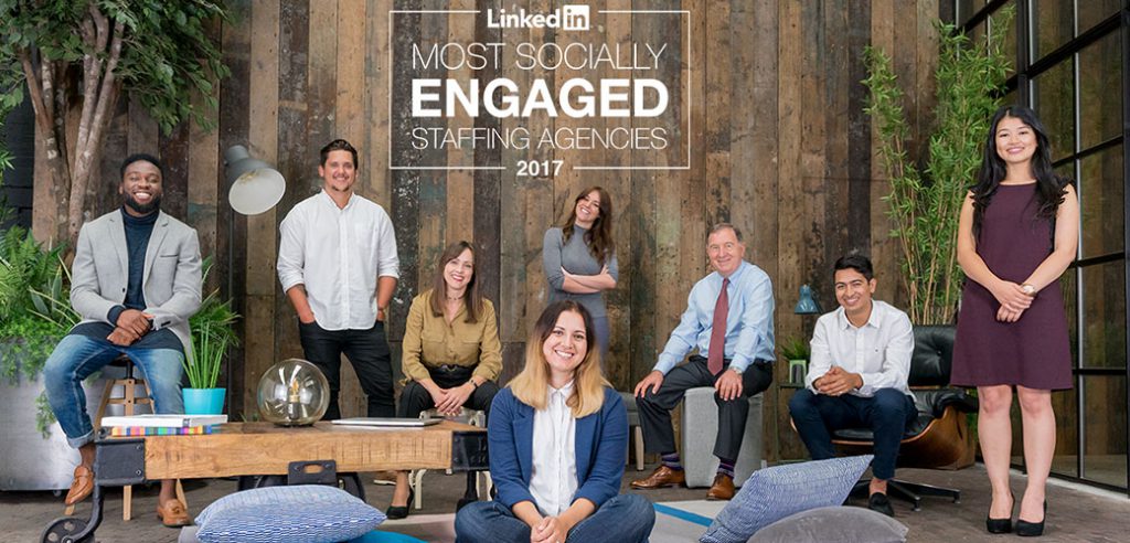 linkedin most-engaged-staffing-hero