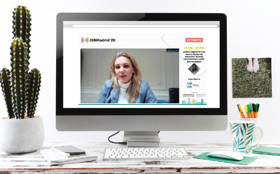 Laura Barrio, Branch Manager de Gi Group, imparte un webinar en la feria JOB Madrid 2020
